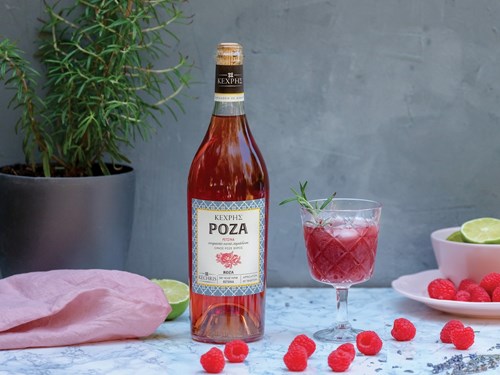 Roza Blossom wine cocktail
