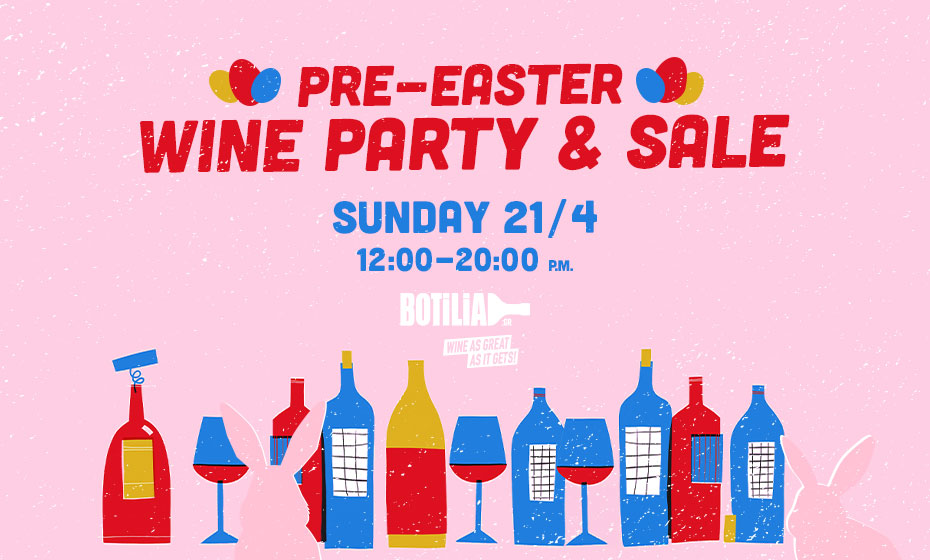THE PRE-EASTER WINE PARTY & SALE HAS FINALLY ARRIVED!