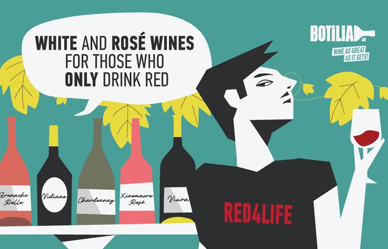 White and rosé wines for those who only drink red