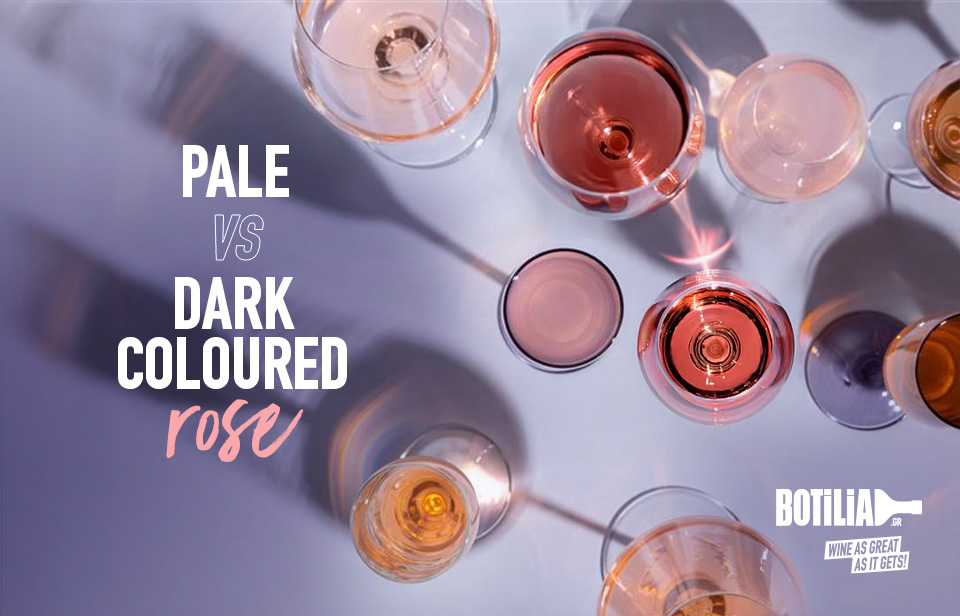 Pale vs Deep coloured wines 