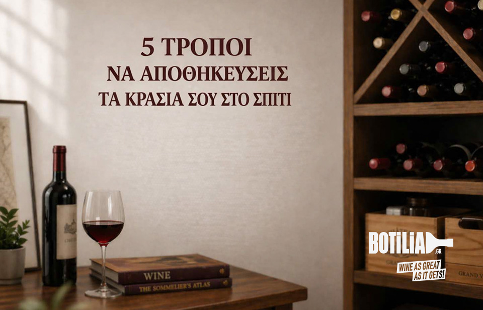 Πώς να αποθηκεύσεις τα κρασιά σου στο σπίτι!